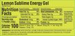 Energy Gel 32 g Lemon Sublime