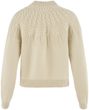Övik Solid Jacquard Knit W Light Beige