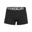 UA Charged Cotton 3in 3 Pack, Black
