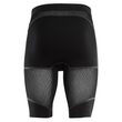 WoolNet Shorts Long, Man, Jet Black