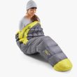 Spark Women's -1C Down Sleeping Bag Long, Pewter Grey