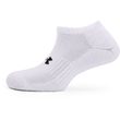 UA Core No Show 3Pk, White