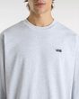 LEFT CHEST II LOOSE LS Light Grey Heather
