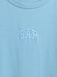 407990-10 Bavlněné tričko s logem Modrá