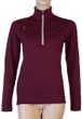 MERINO UPPER dámská mikina krátký zip port red