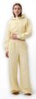 880827-02 Oversize crop mikina s logem VintageSoft Žlutá