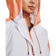 UA Rush Woven FZ Jacket, White