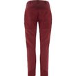 Nikka Trousers Curved W Bordeaux Red