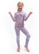 MERINO DF PLANET dětské triko dl.rukáv mystic violet