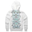 55547 008 GIRLS WORD SEARCH FUR LINED - Mikina rozepínací s kapucí