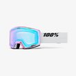 NORG HiPER Goggle - White/Green - Mirror Green Lens