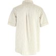 Övik Travel Shirt SS M Chalk White-Sand Stone