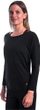 MERINO AIR traveller dámské triko dl.rukáv černá