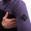 MERINO EXTREME UP pánská mikina dl.rukáv zip černá/grape purple