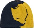 Bergtagen Jacquard Beanie Dark Navy-Mustard Yellow