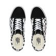 UA OLD SKOOL PLATFORM (CHECKERBOARD) BLK/TR WHT