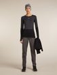 Women Mer 200 Oasis+ LS Crewe BLACK/JET HTHR/UNDYED/CB