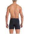 QUEST QUICK-DRY MESH BOXER BRIEF FLY 3PK, black/turbulence/maritime