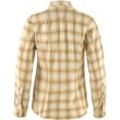 Övik Flannel Shirt W Chalk White-Dune Beige