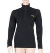 MERINO UPPER dámská mikina krátký zip, černá