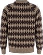 Övik Jacquard Knit M Suede Brown-Black Oak