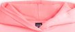 880827-03 Oversize crop mikina s logem VintageSoft Růžová