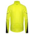 M Mid Long Sleeve Zip Shirt neon yellow/black