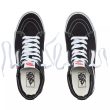 SK8-HI, BLACK/BLACK/WHITE vel 35