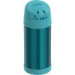 Dětská termoska s brčkem 355 ml tyrkysová