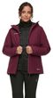 Treeline 3 in 1 HS Hooded Jacket Women vin-black
