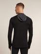 Men Mer 200 Oasis+ LS Half Zip Hoodie BLACK/JET HTHR/UNDYED/CB