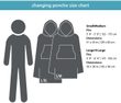CHANGING PONCHO L/XL Retro Curve barevné zatáčky