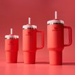 Quencher/Cup H2.O FlowState Tumbler 890 ml Hot Coral