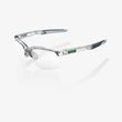 SPORTCOUPE - POLISHED TRANSLUCENT CRYSTAL GREY - GREEN MULTILAYER MIRROR LENS