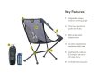 Moonlite Reclining Camp Chair Black Pearl