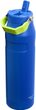 IceFlow™ Bottle Flip Straw 1100 ml Cobalt Chartreuse