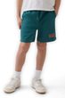 886774-01 Dětské kraťasy s logem French Terry Zelená