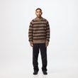 Övik Jacquard Knit M Suede Brown-Black Oak