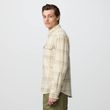 Övik Lite Flannel Shirt M Chalk White-Fossil