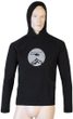MERINO UPPER HELI pánská mikina klokanka černá