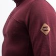 MERINO EXTREME UP pánská mikina dl.rukáv zip port red