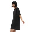 WM CENTER VEE TEE DRESS, Black