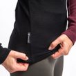 MERINO EXTREME UP dámská mikina dl.rukáv zip černá/port red