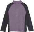 Fleece Pulli - Striped, violet tulle