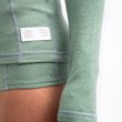 MERINO DF dámské triko dl.rukáv basil green