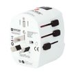PA46PD45 cestovní adaptér PRO Light USB AC45PD - World, UK+USA+AUS/CN, univerzální, uzemněný, USB A+C 45W