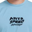 RUCKUS RIDE TEE WAVES DAWN BLUE