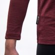 MERINO AIR traveller dámské triko dl.rukáv port red