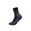 Hanwag Hike-Merino Socke Black/Royal Blue