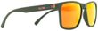 EDGE-003P, olive green / brown with red mirror